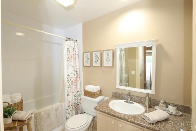 GUEST BATH STAGED