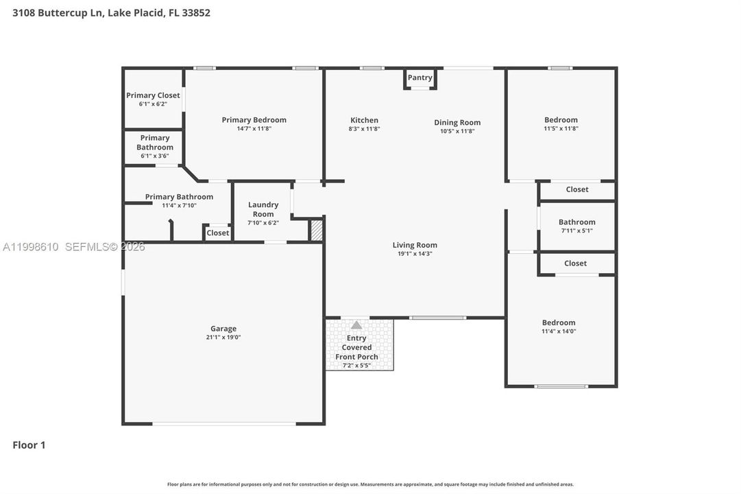 En Venta: $319,900 (3 camas, 2 baños, 1500 Pies cuadrados)