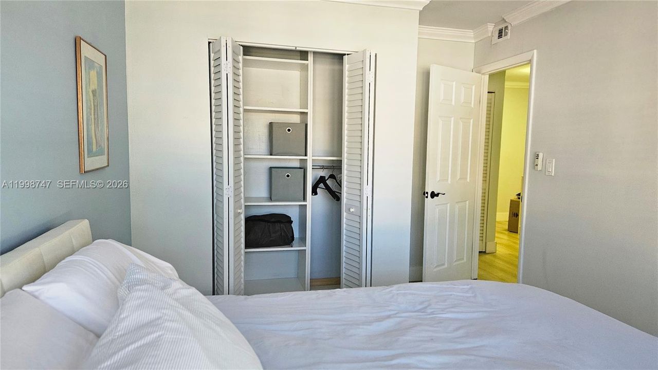 other view of 2nd bedroom closet