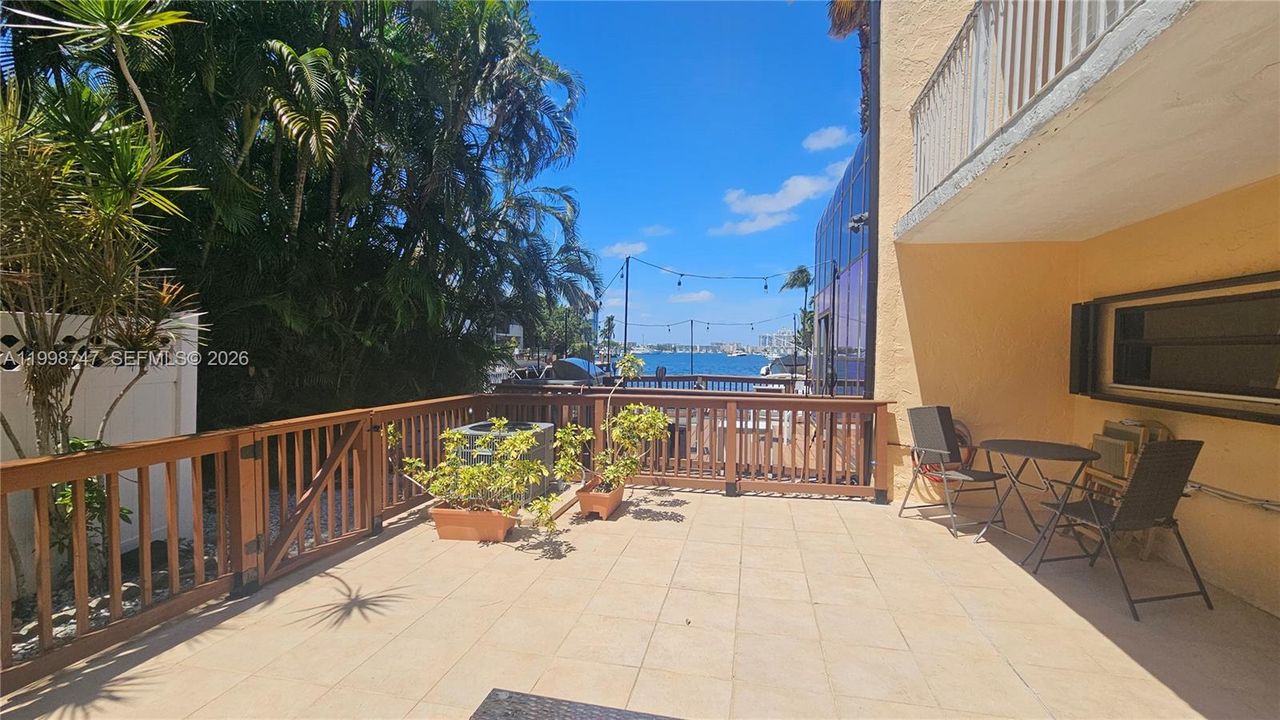 Deck view from the lake