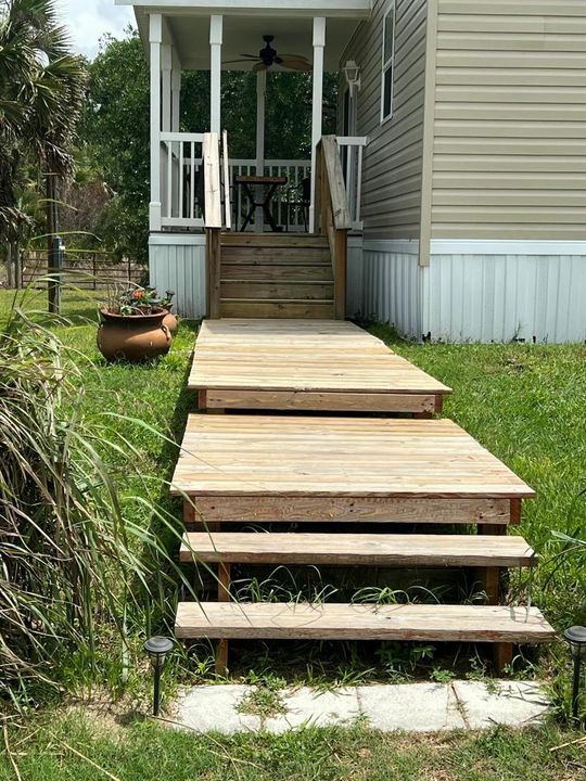 front stairs