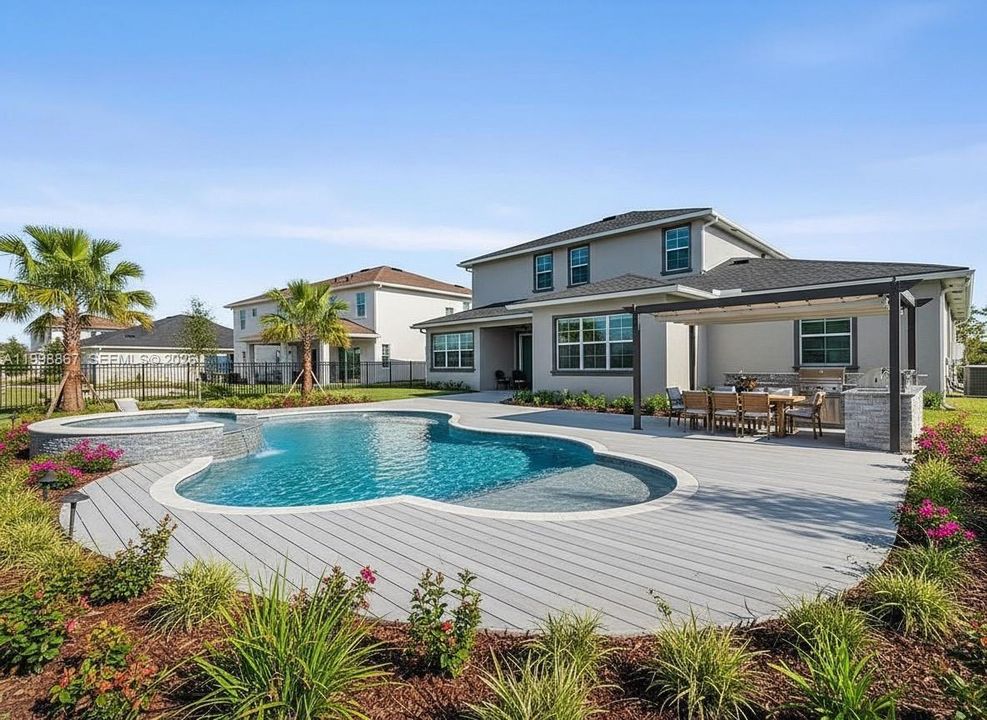 Rendering of Backyard