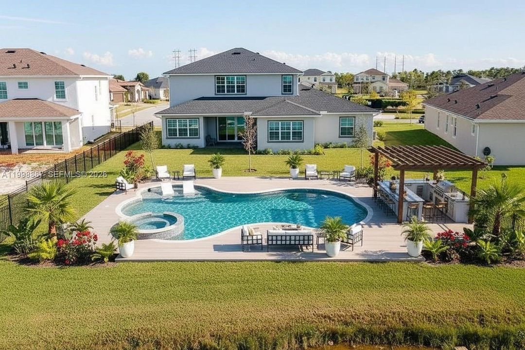 Rendering of Backyard