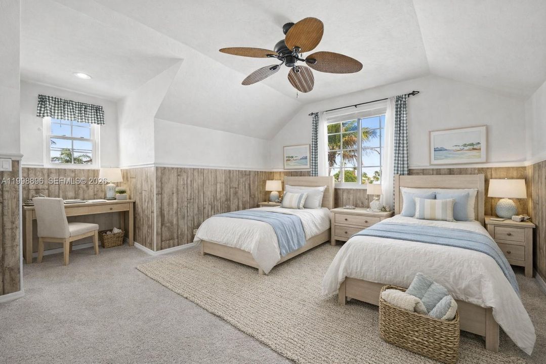 **VIRTUALLY STAGED**  Bedroom 3