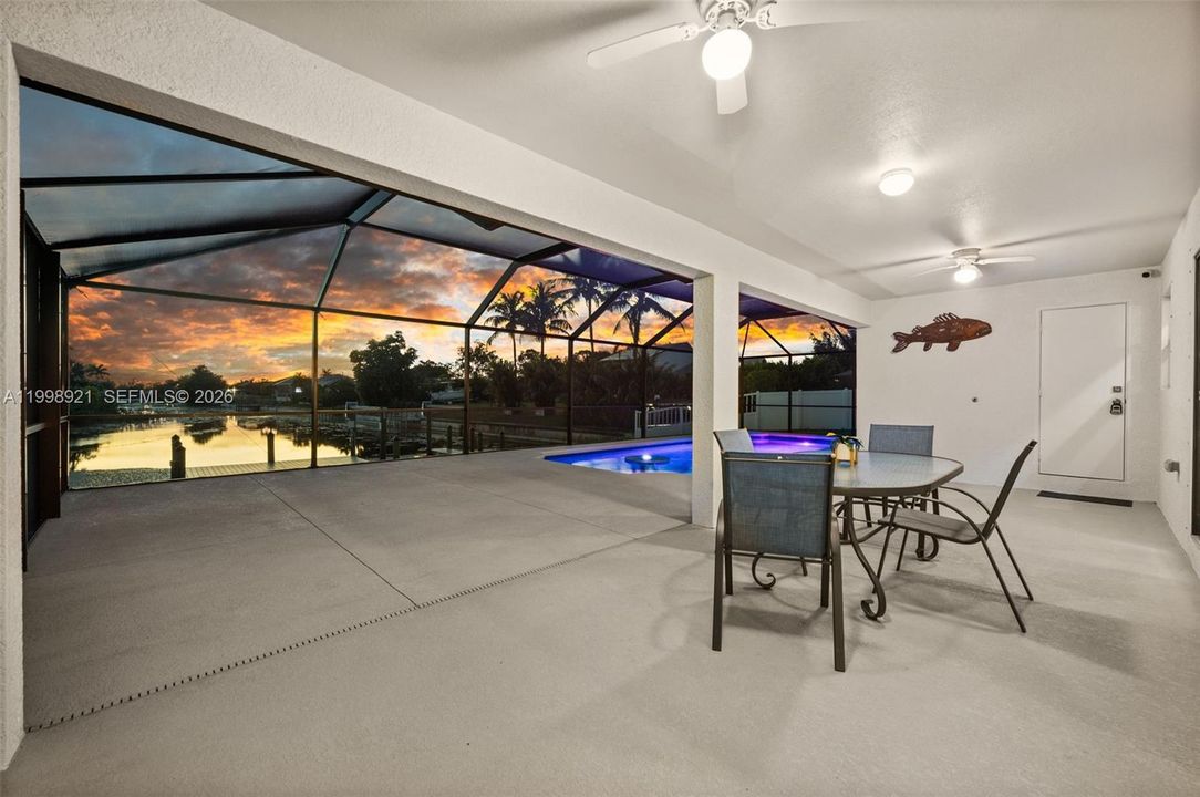 Catch a sunset from your lanai