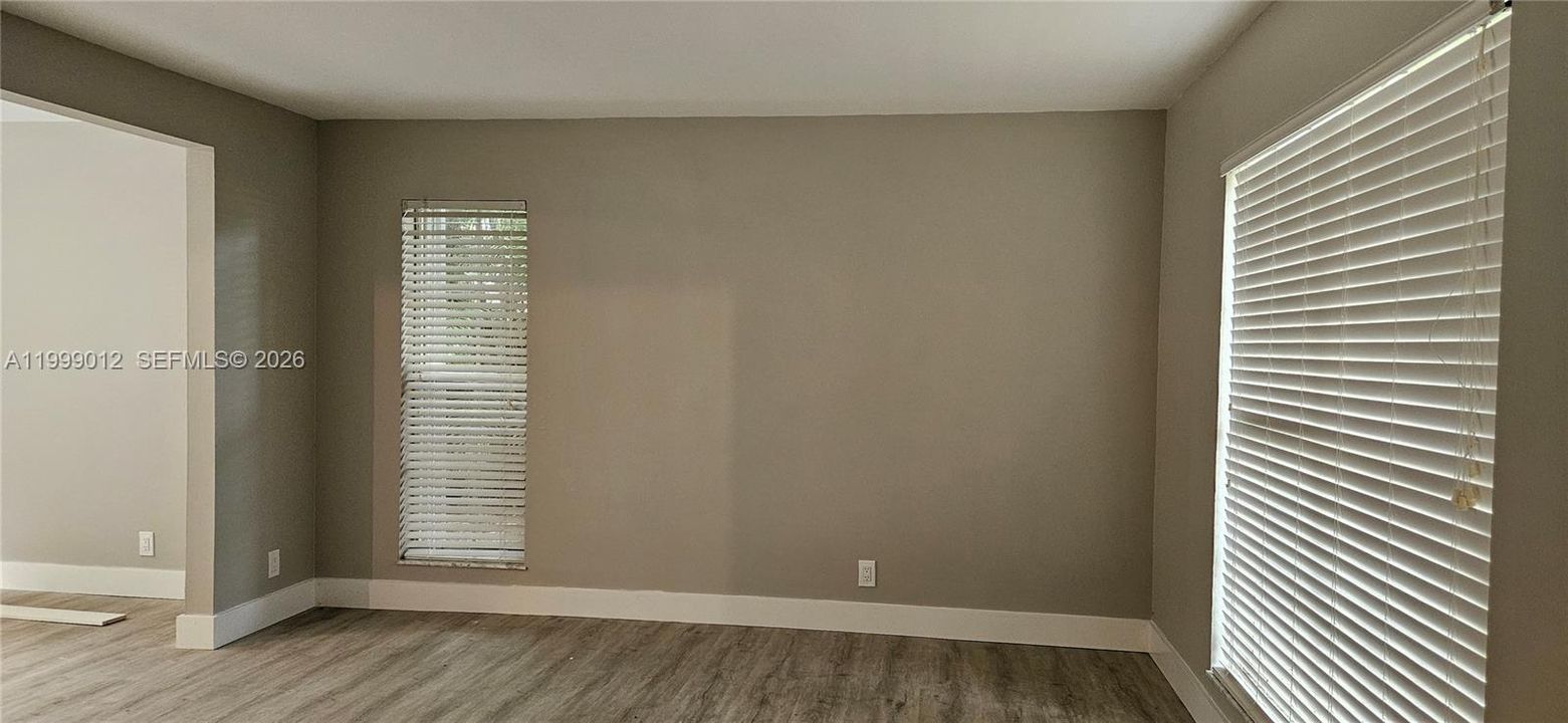 Formal living room leading to formal dinning room