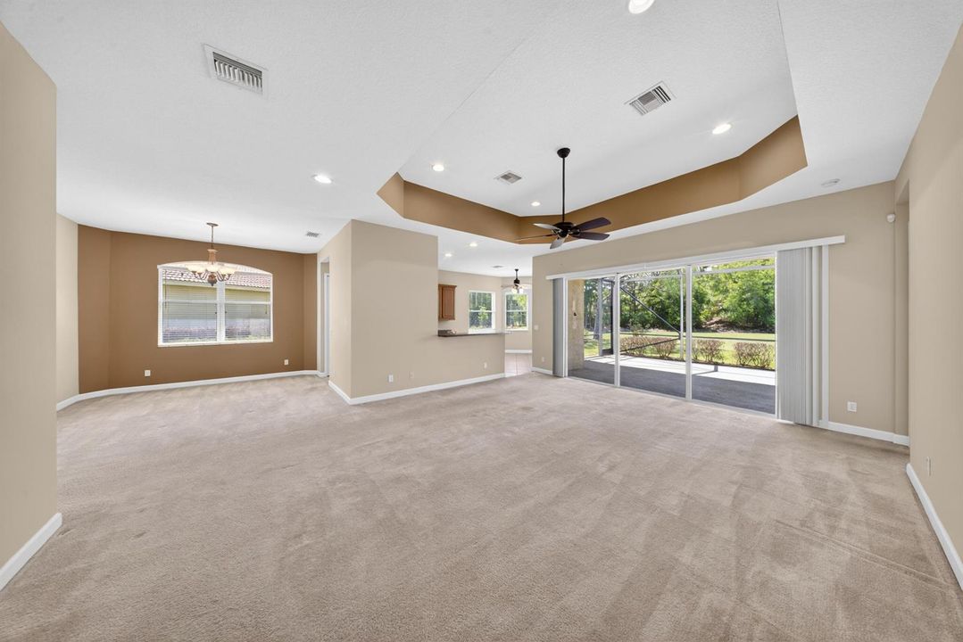 Open family room