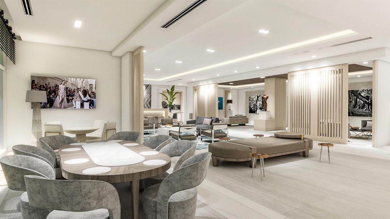 CLUB ROOM/EVENT ROOM 6TH FLOOR RENDERING