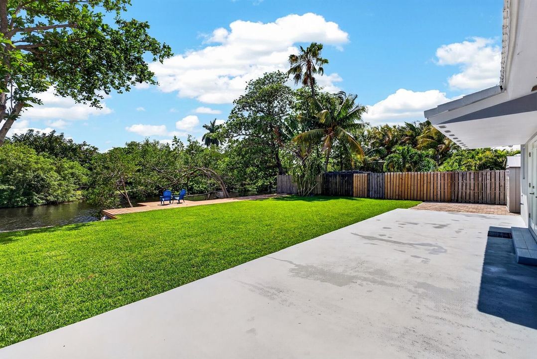 Spacious Backyard
