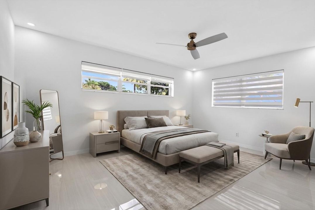 Primary bedroom (virtually staged)