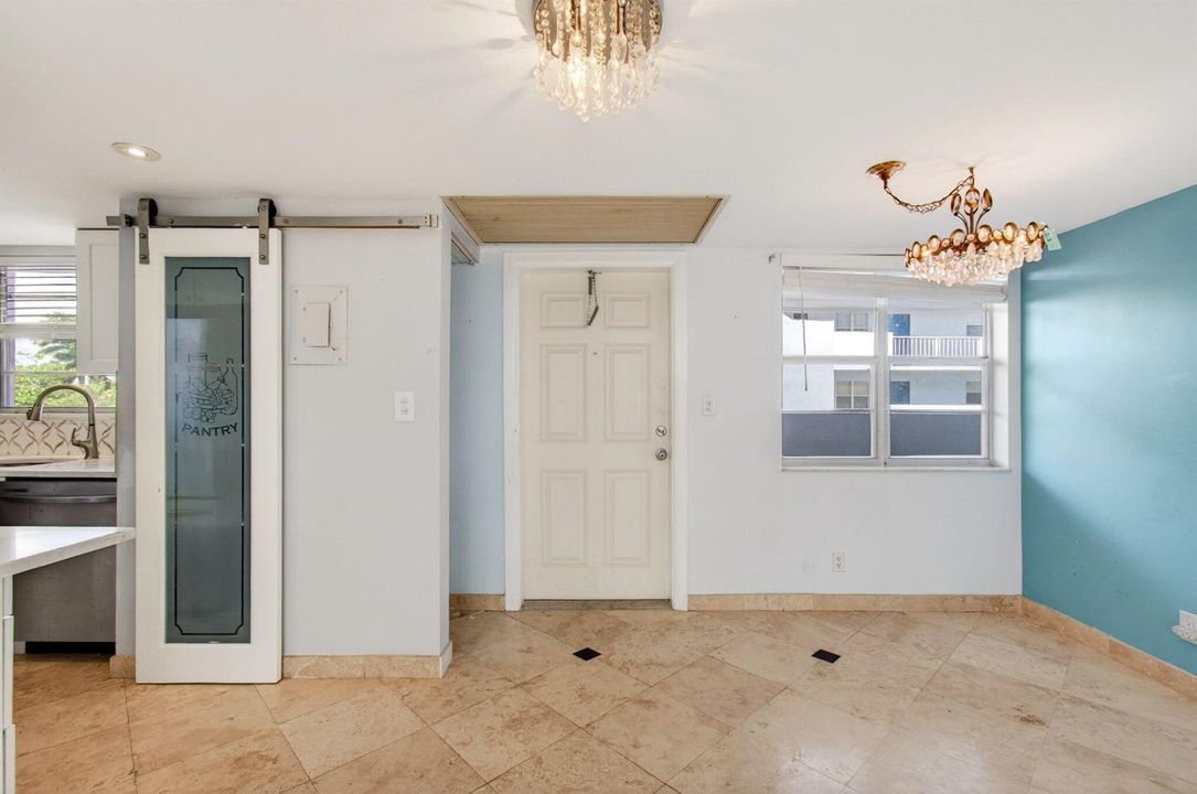 View of Entry & Dining Area