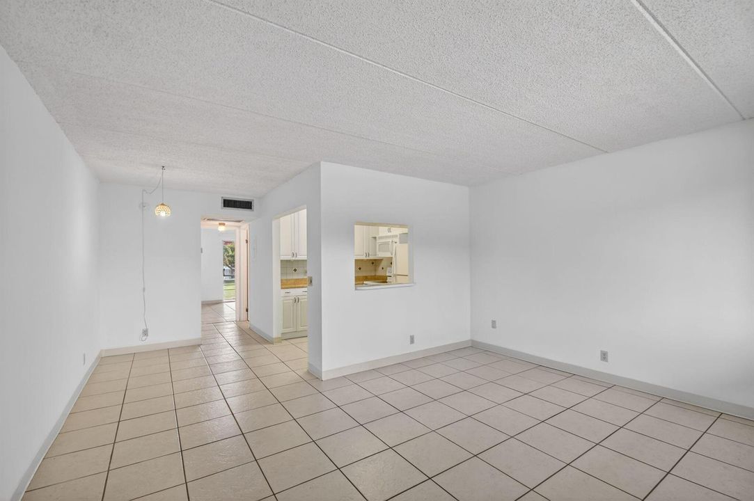 Living and Dining areas