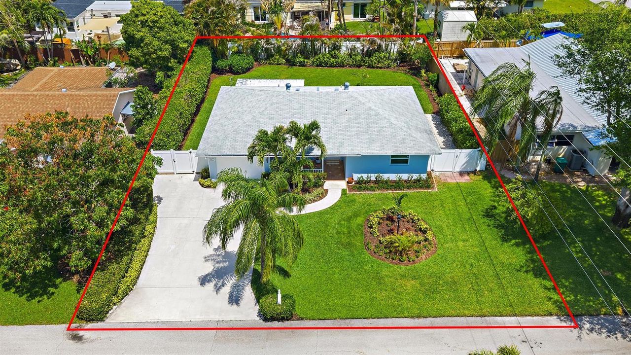355 Franklin Rd Property line