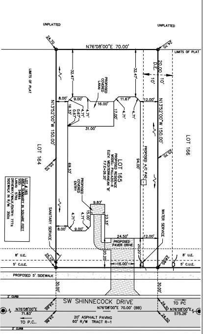 Preliminary Plot Plan