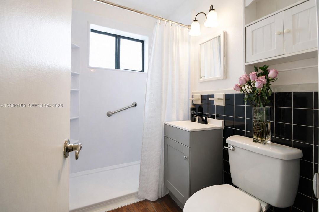 shower new - handicap accessible