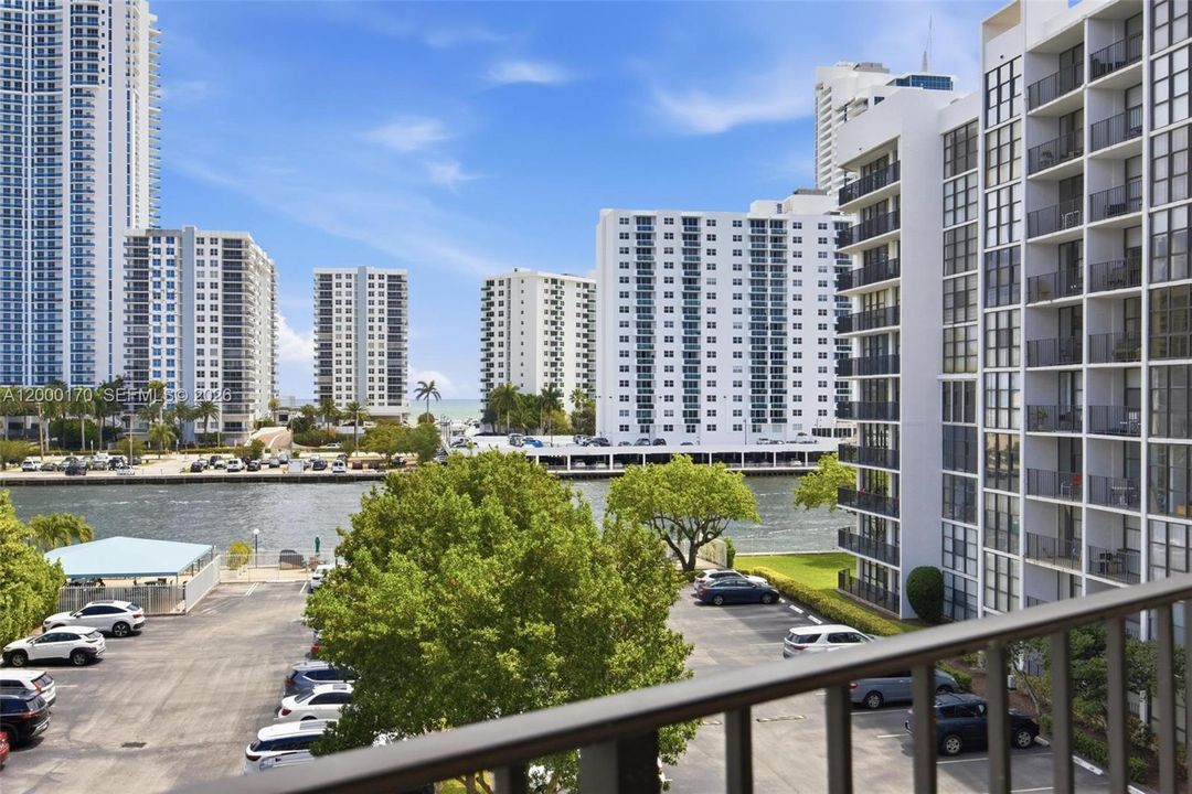 Intracoastal view and partial ocean view