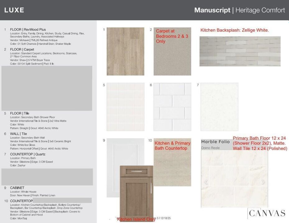 Design Selections