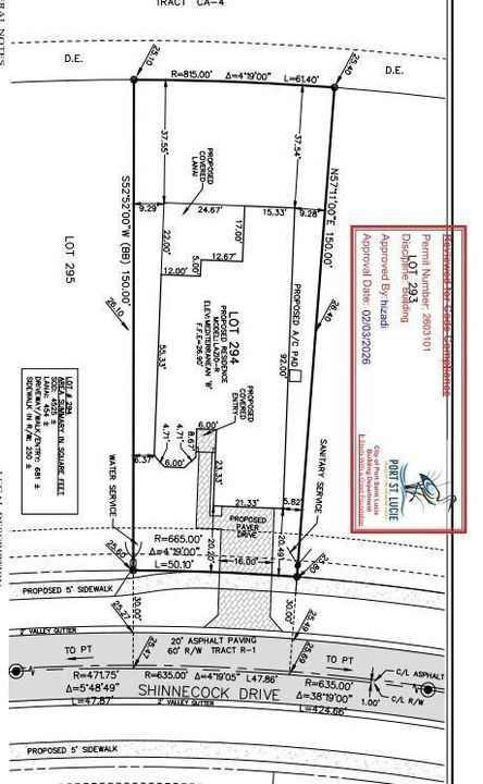 Preliminary Plot Plan