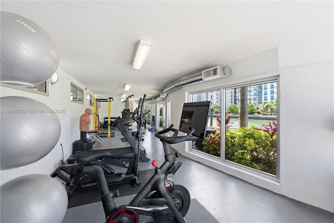 Gym on Pool Deck
