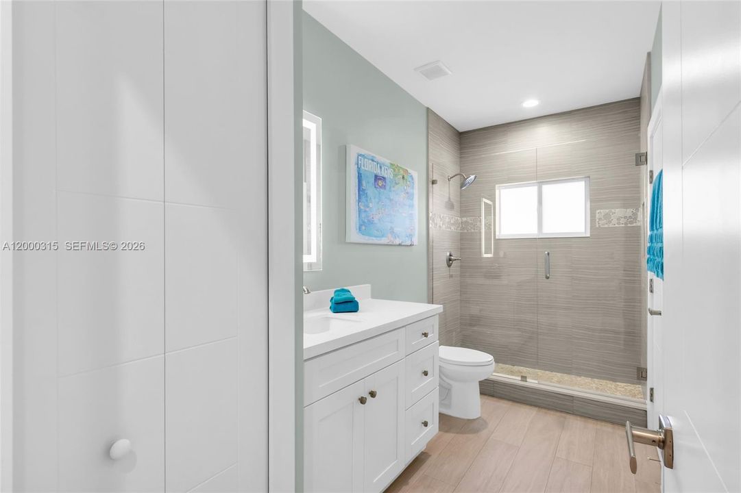 Second share bathroom