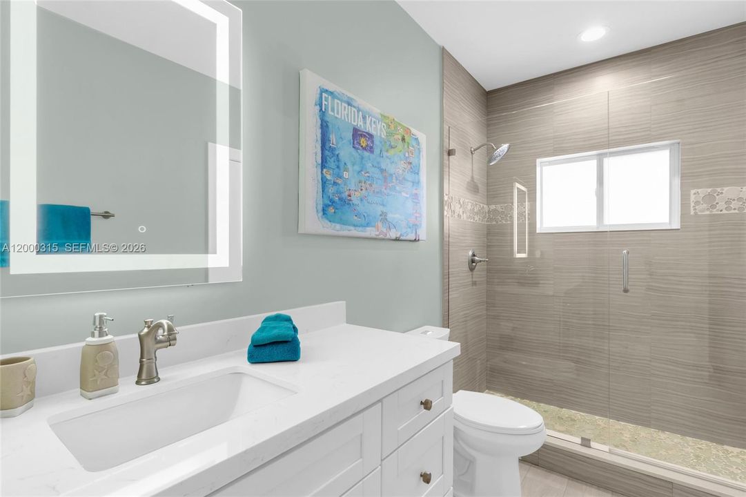 Second share bathroom