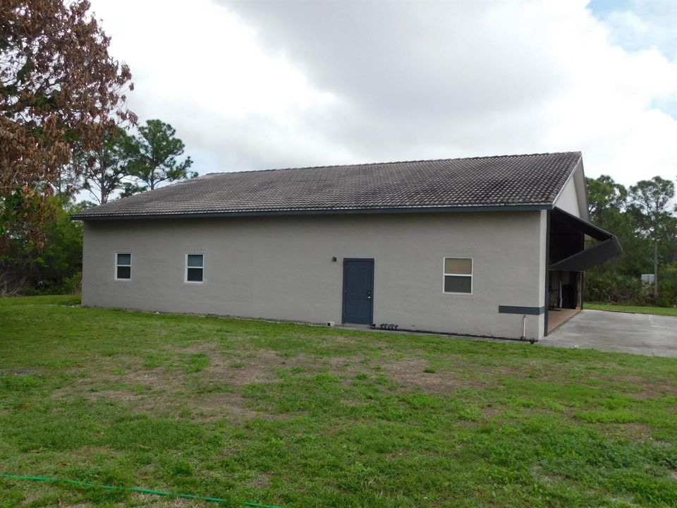 Hangar side view