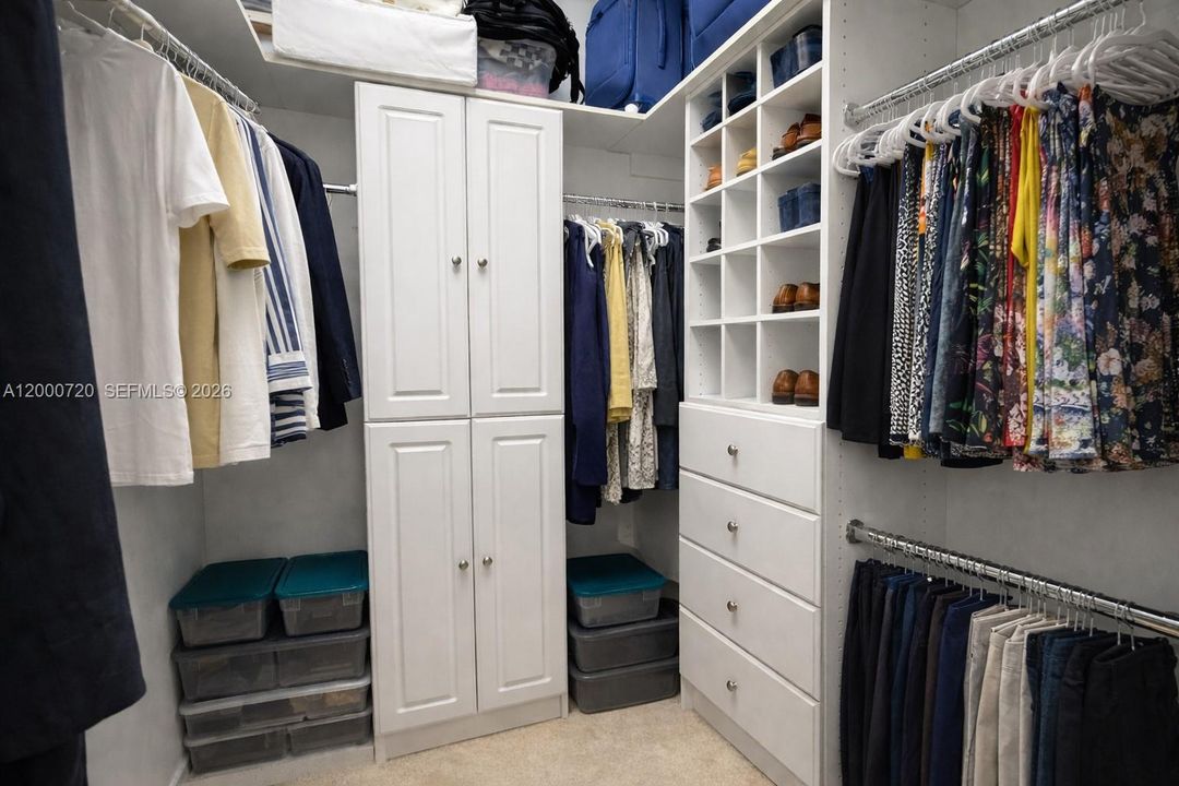Primary bedroom Closet 1