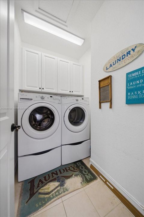 Laundry upstairs