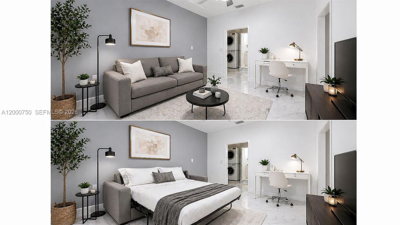 Living Area (Virtually Staged)