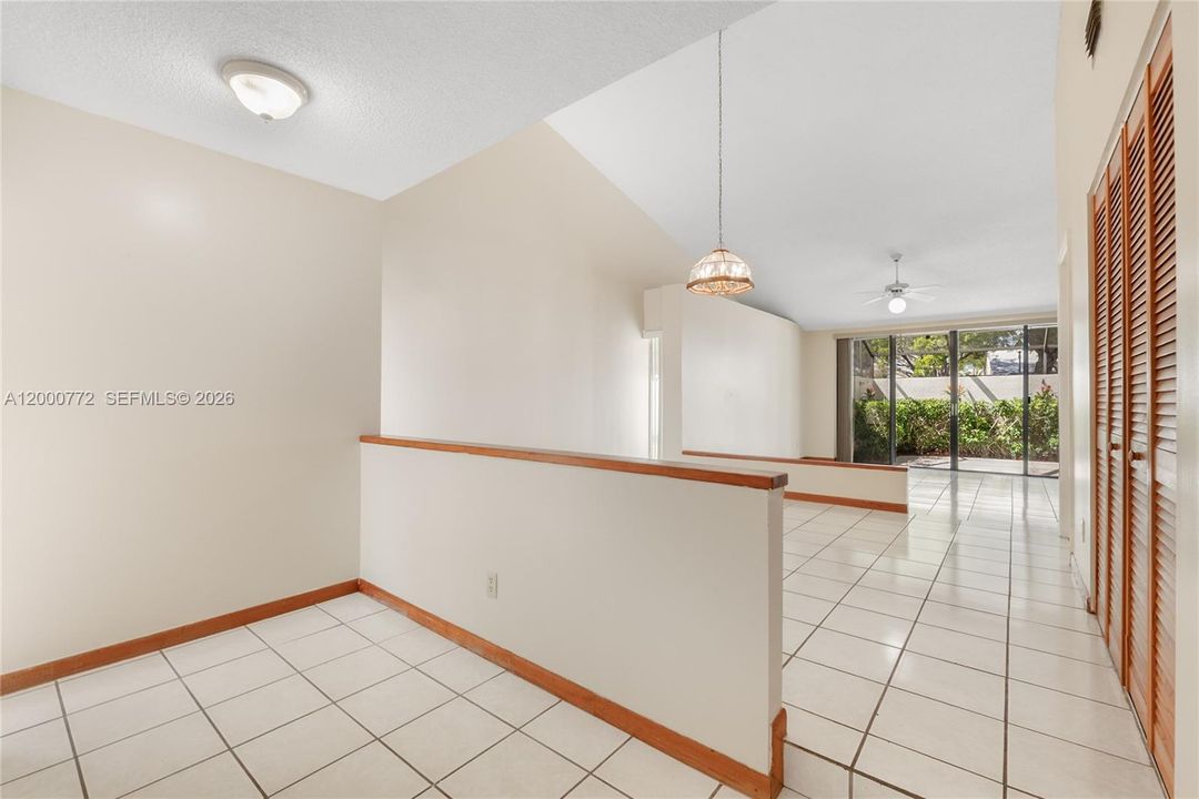 Foyer, Dining and Living Rooms