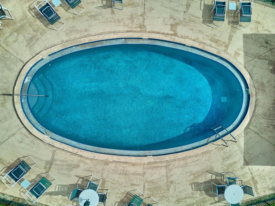 pool aerial view