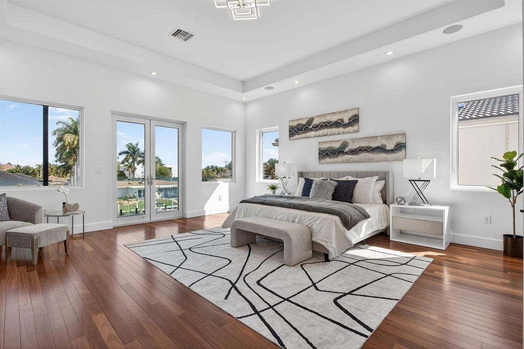 second floor primary suite