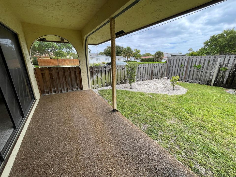 Back Patio and Yard