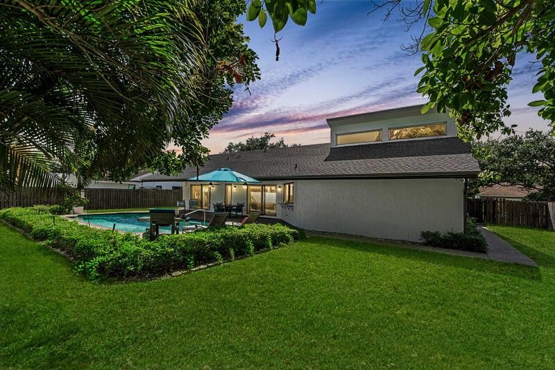 Backyard at Dusk