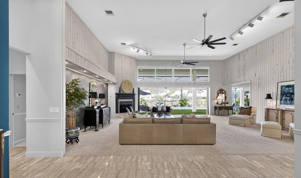 Family Room opening to Lanai