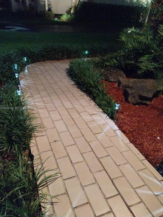Walkway to front entry