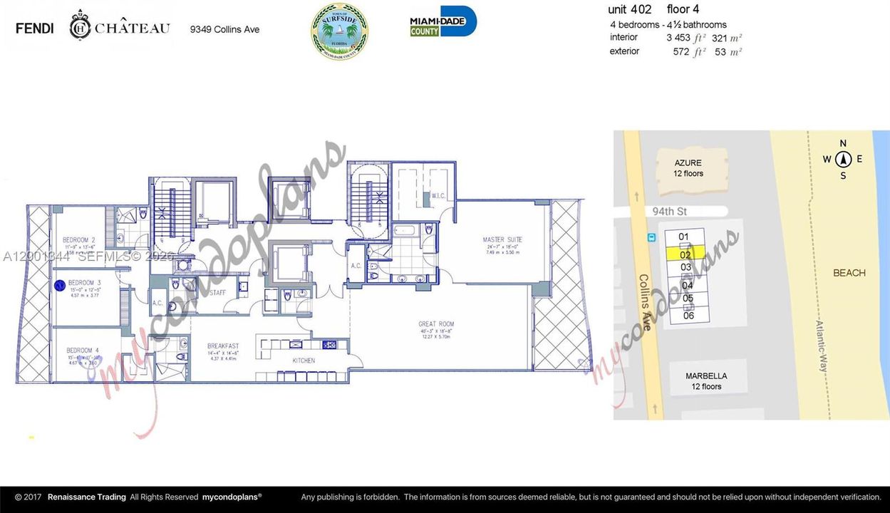 4 Beds + Staffs Quarters
