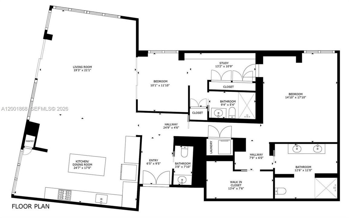 Active With Contract: $2,100,000 (2 beds, 2 baths, 1778 Square Feet)