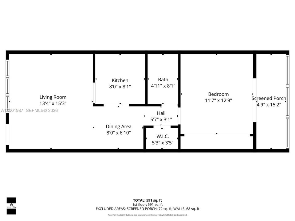 En Venta: $74,999 (1 camas, 1 baños, 585 Pies cuadrados)