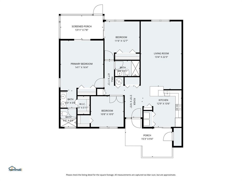 Floor plan with dimensions