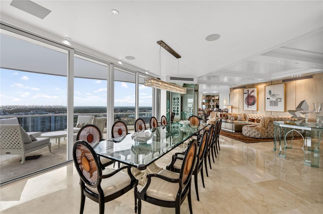 between kitchen and family room