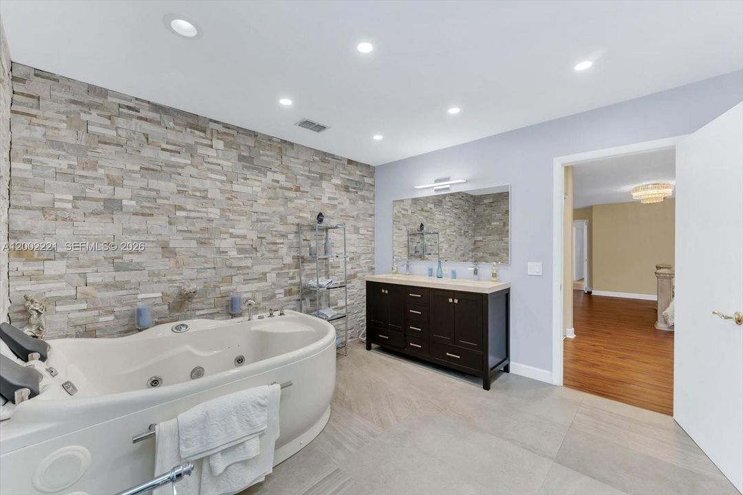 Updated main bathroom