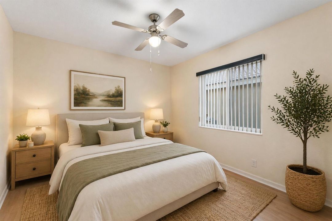 Staged Bedroom
