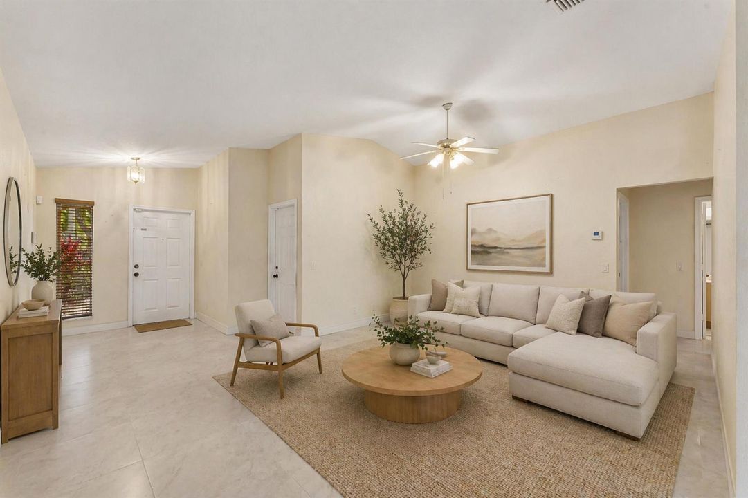 Staged Living Area