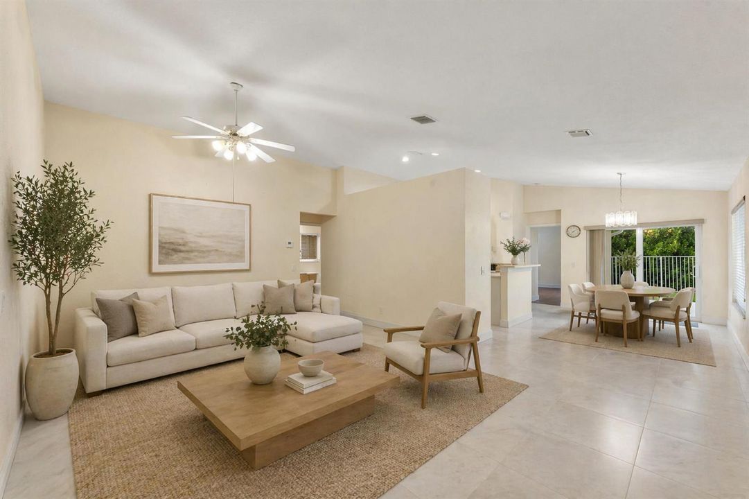 Staged Living Area