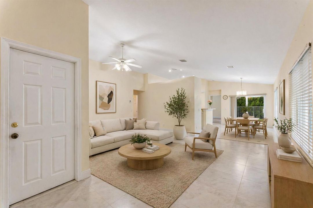 Staged Living Area