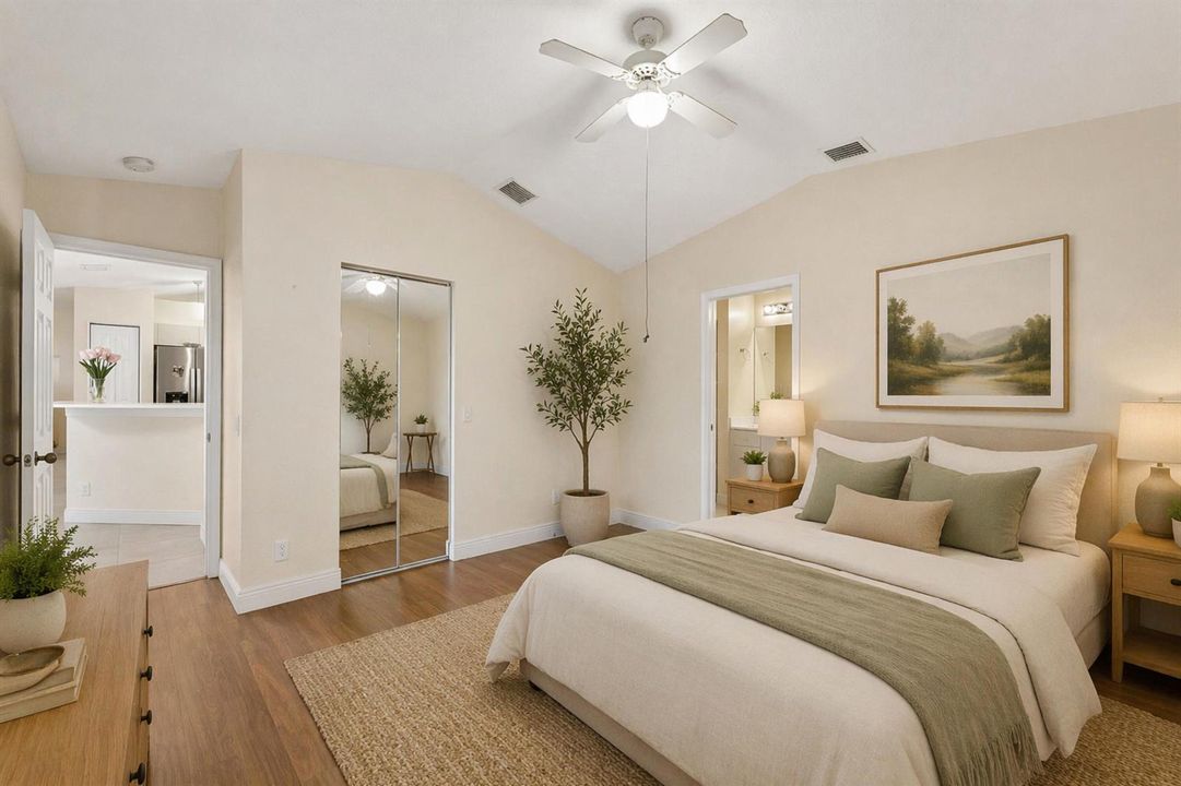 Staged Bedroom