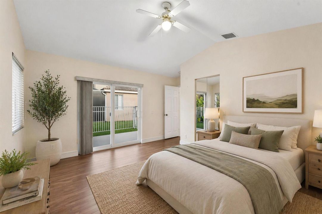 Staged Bedroom