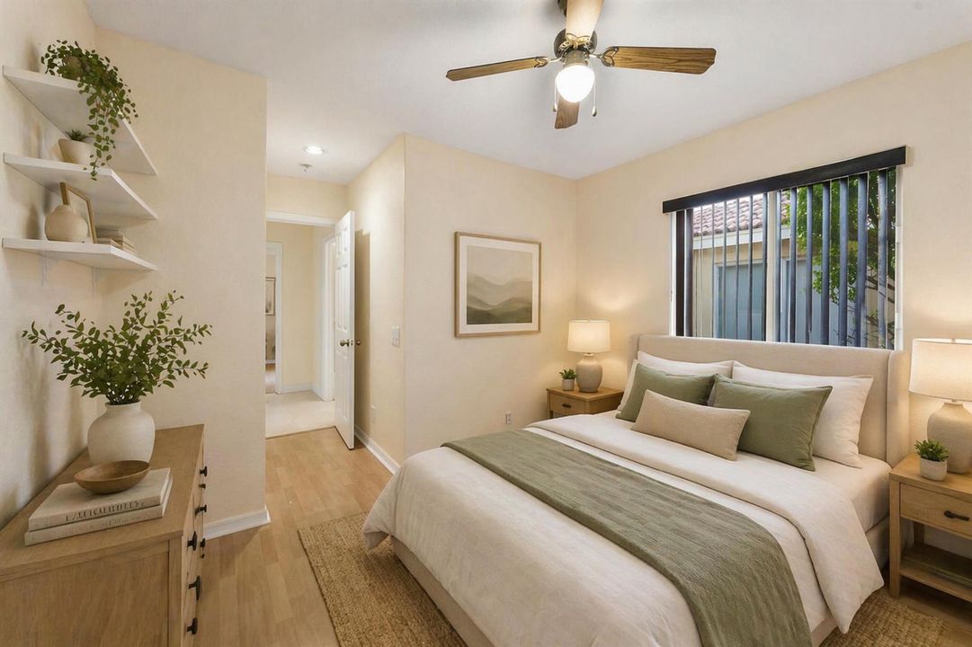 Staged Bedroom