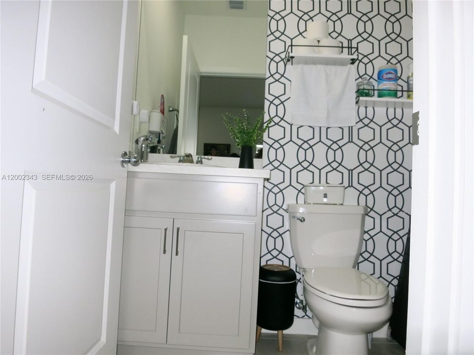 Half bath downstairs